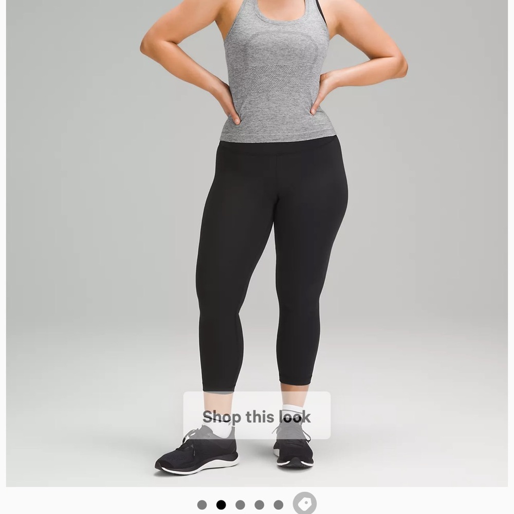 Wunder Train Contour Fit High-Rise Crop 23" NWT size 4 Black